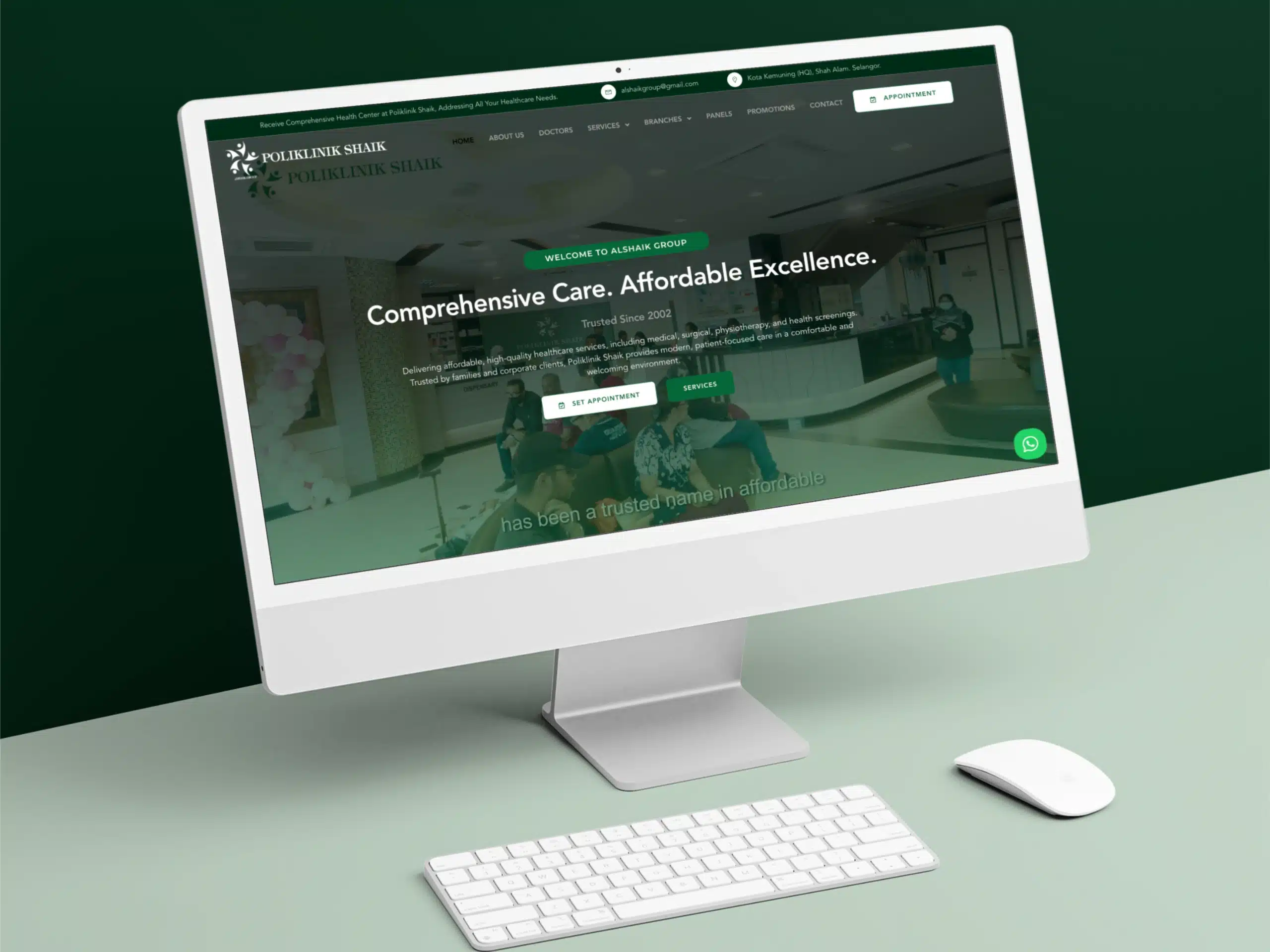 Al-Shaik Group Clinic — Website Design Case Study