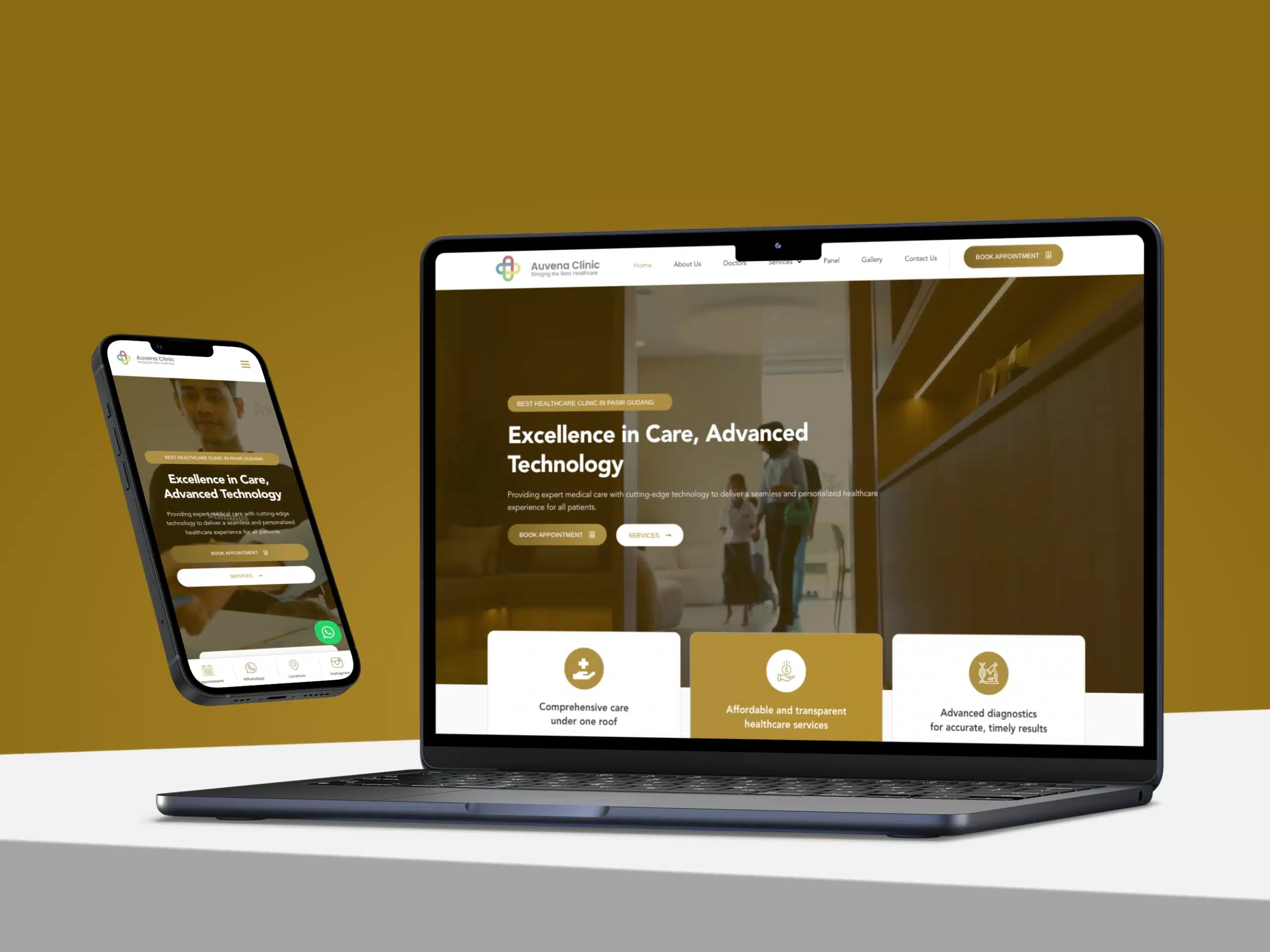 Auvena Clinic — Website Design Case Study