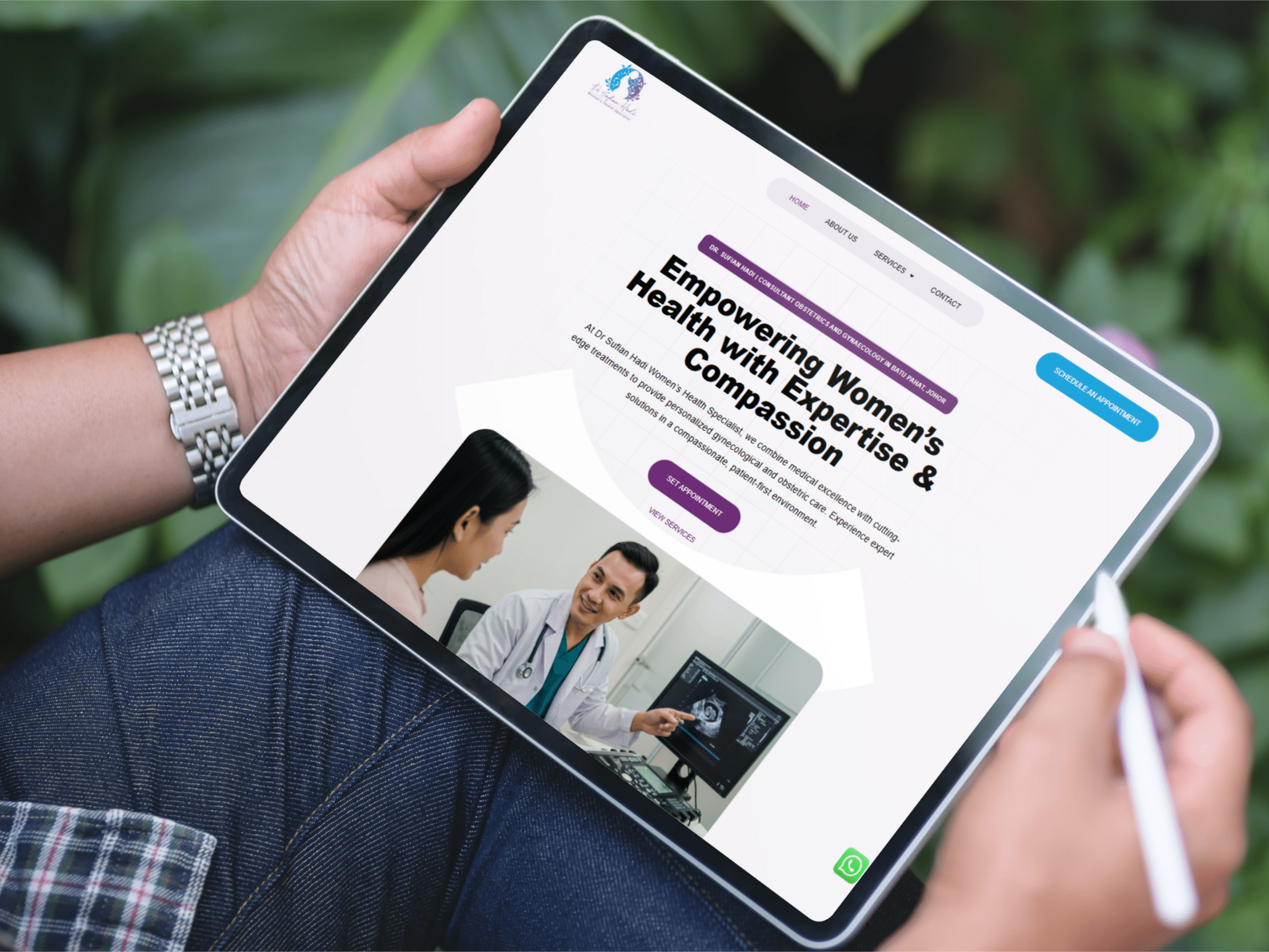Dr. Sufian Hadi Clinic — Website Design Case Study