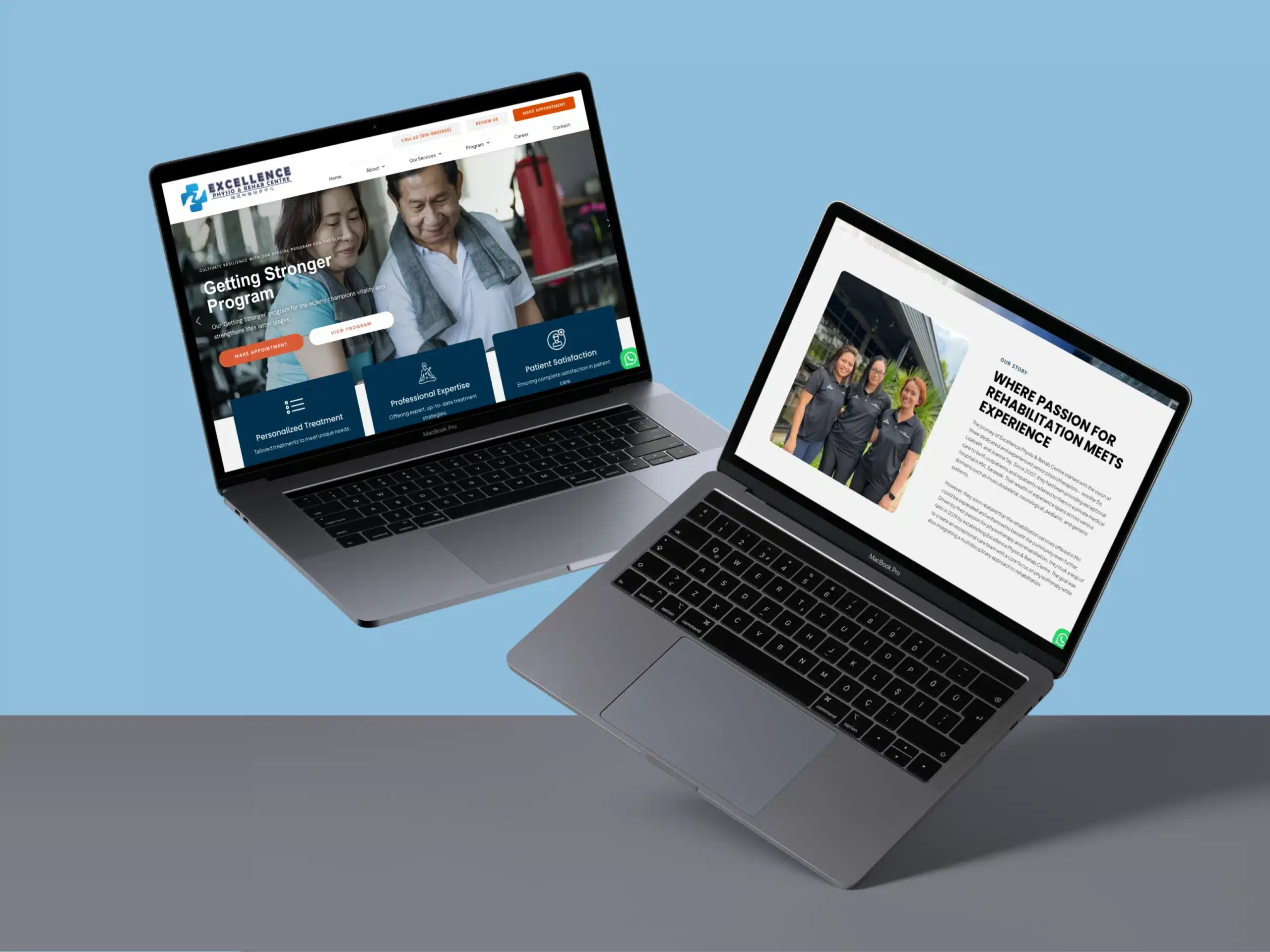 Excellence Physio Miri — Website Design Case Study