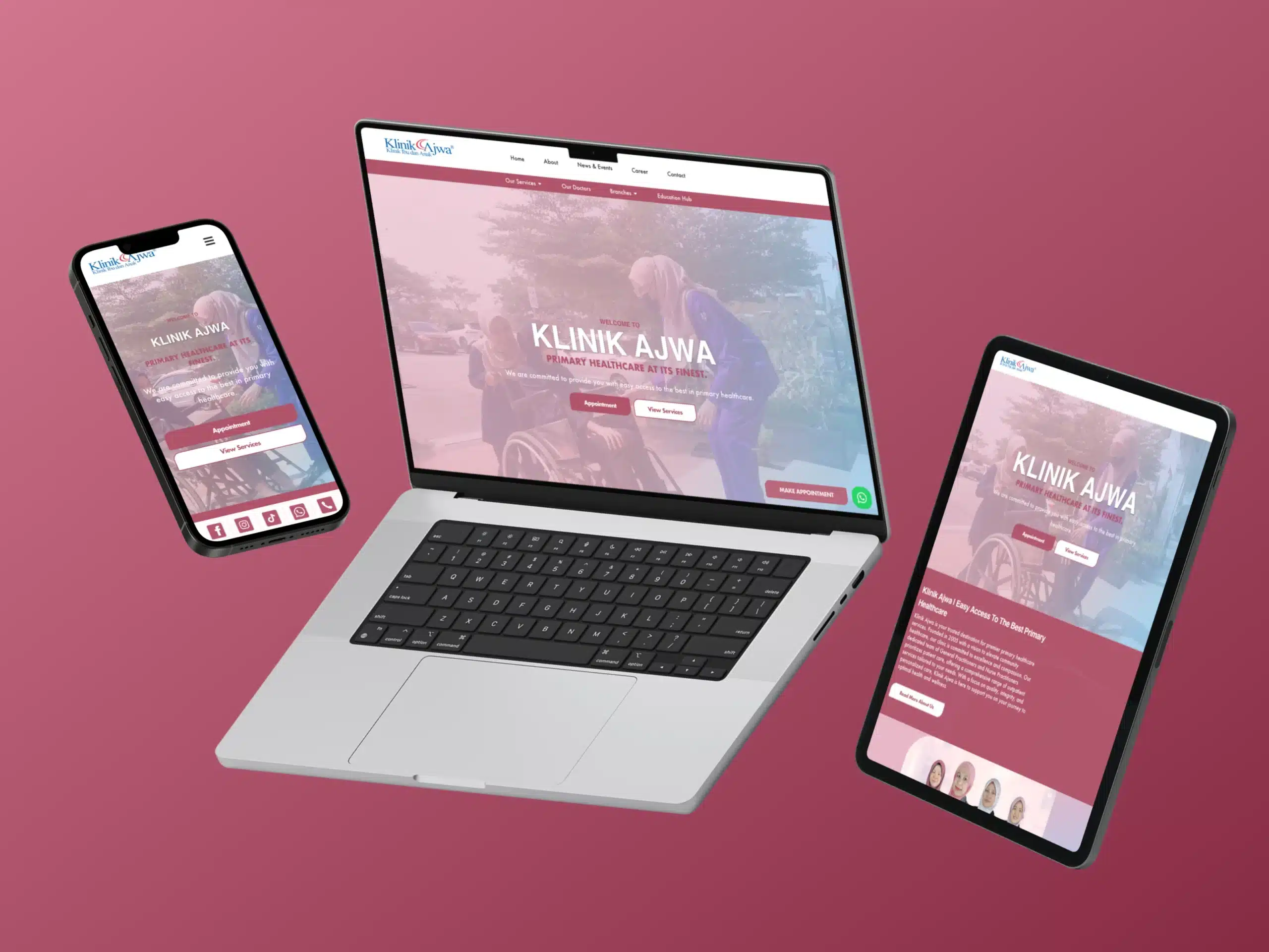 Klinik Ajwa — Website Design Case Study