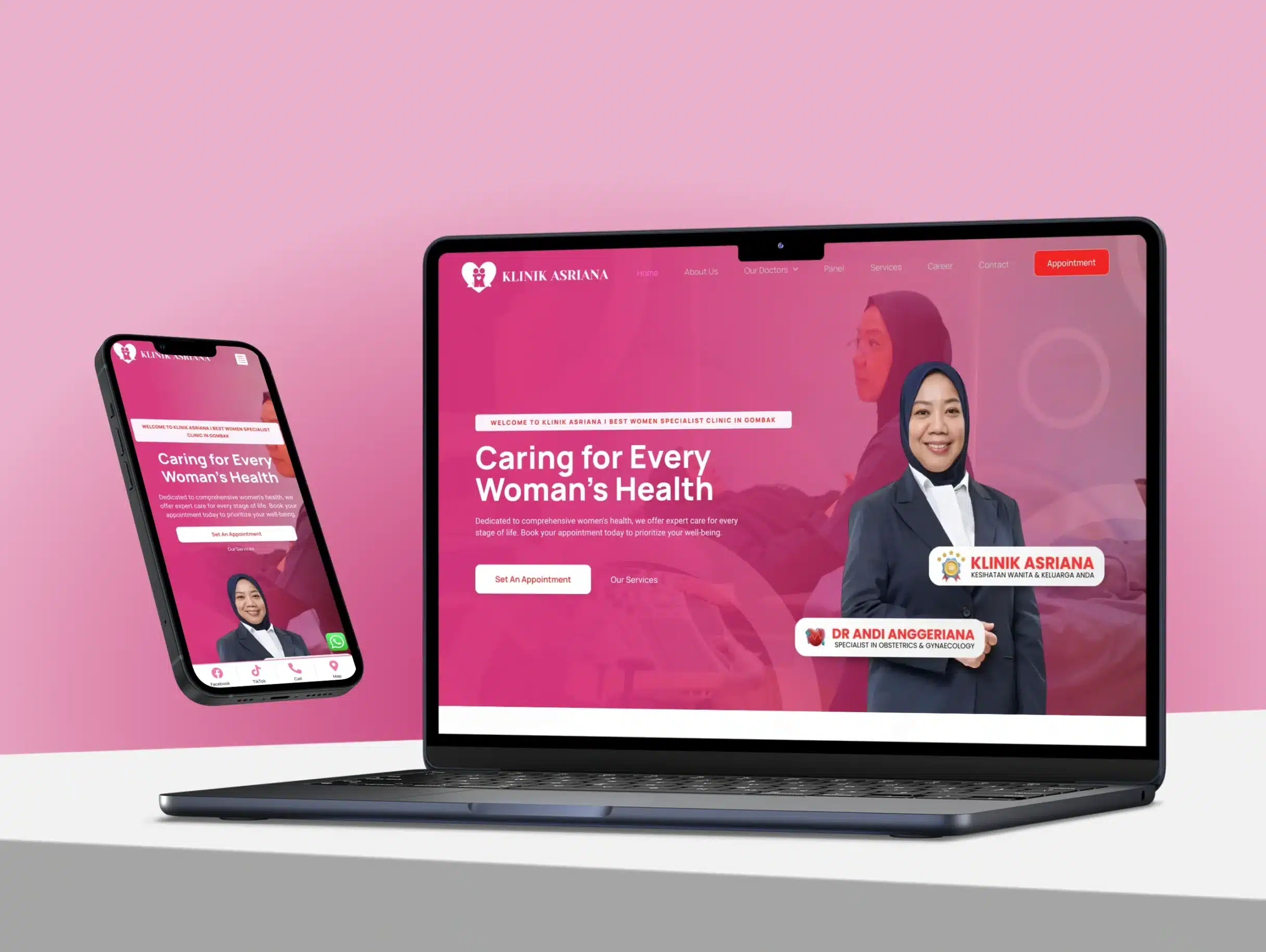 Klinik Asriana — Website Design Case Study