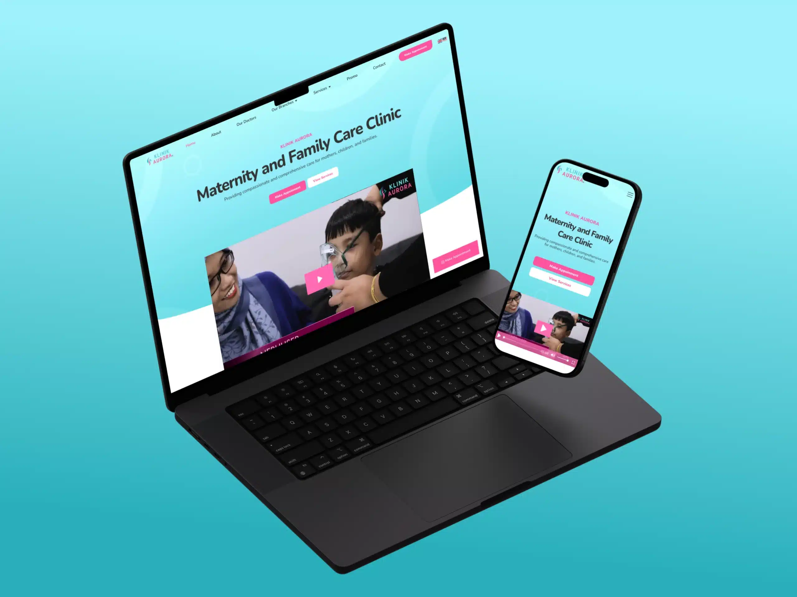 Klinik Aurora — Website Design Case Study