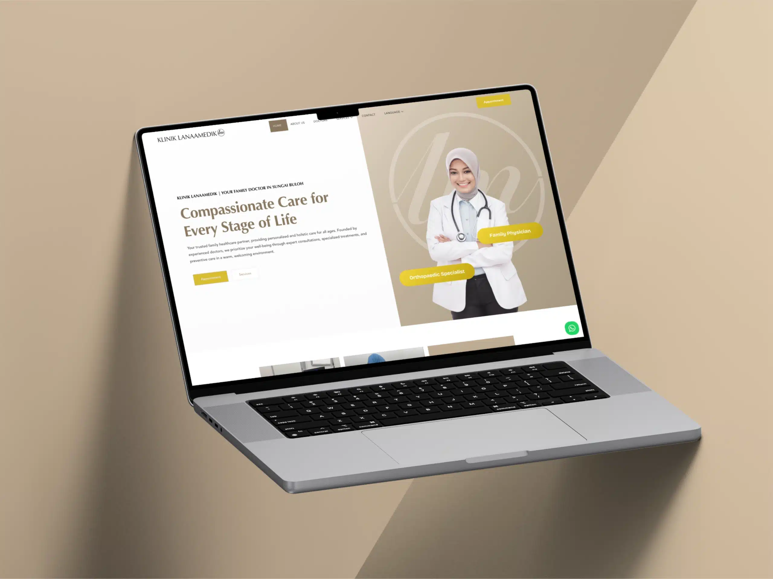 Klinik LanaaMedik — Website Design Case Study
