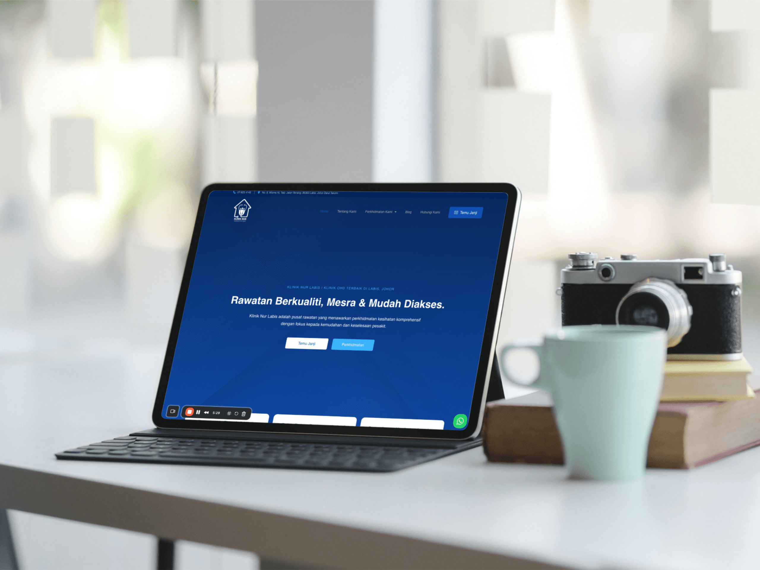Klinik Nur Labis — Website Design Case Study