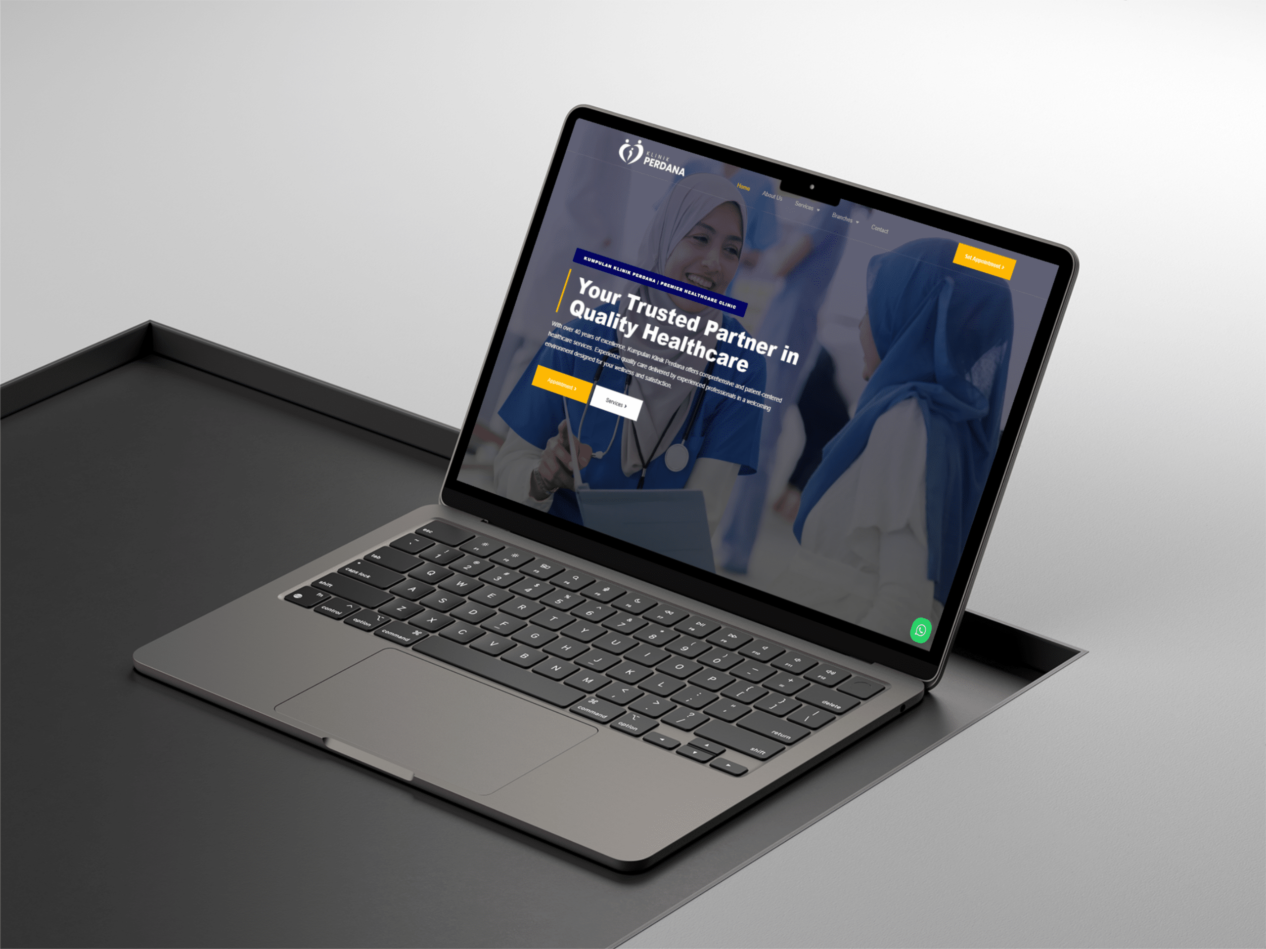 Klinik Perdana — Website Design Case Study