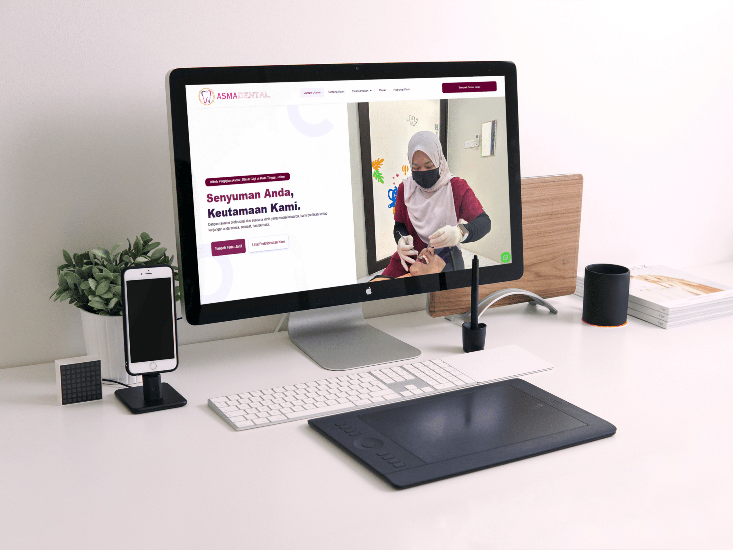 Klinik Pergigian Asma — Website Design Case Study