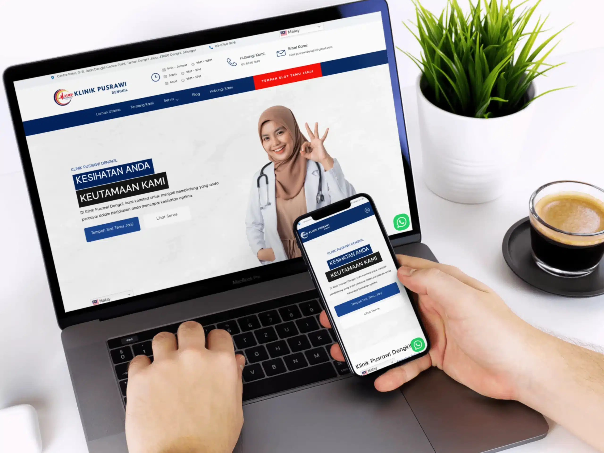 Klinik Pusrawi — Website Design Case Study