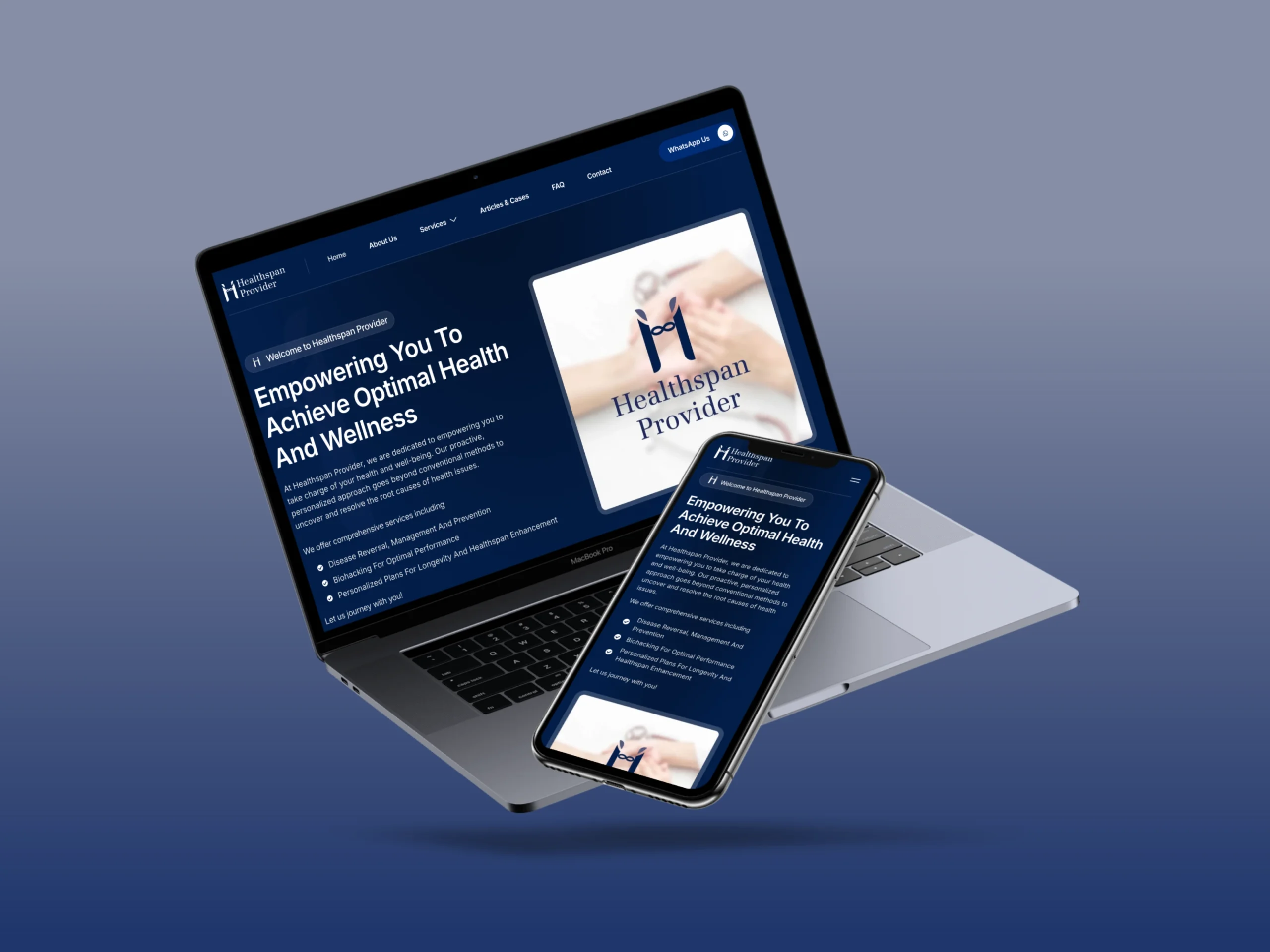 Healthspan Provider — Website Design Case Study