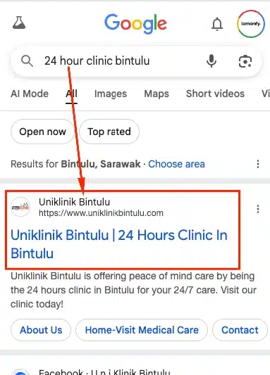 Google Search SEO Result Proof 3