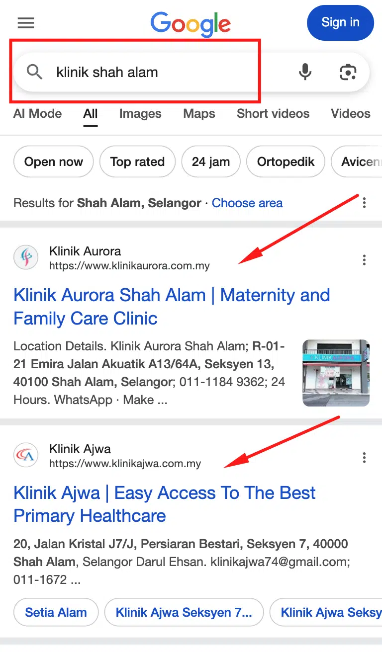 Google Search SEO Result Proof 6