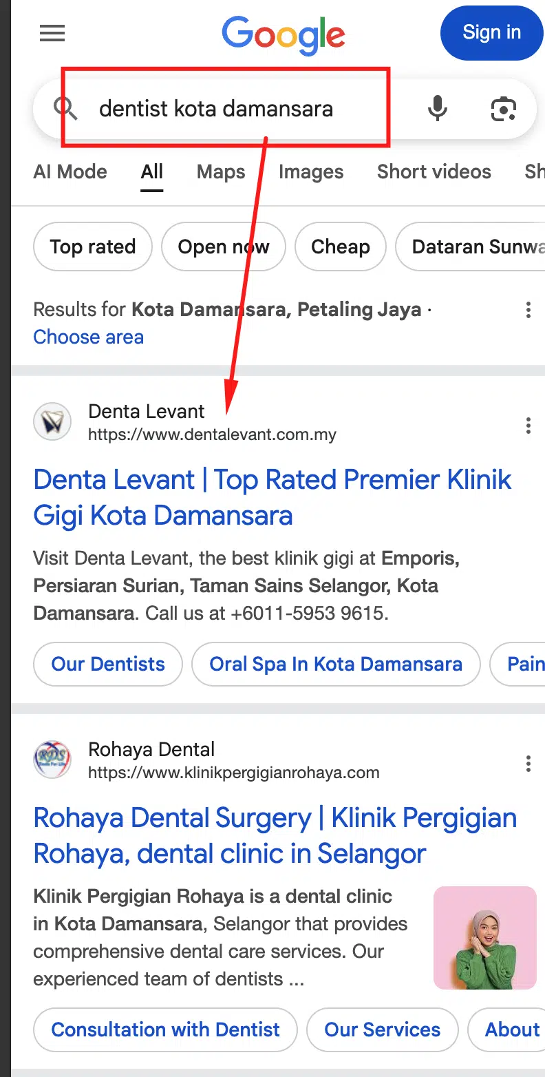 Google Search SEO Result Proof 7