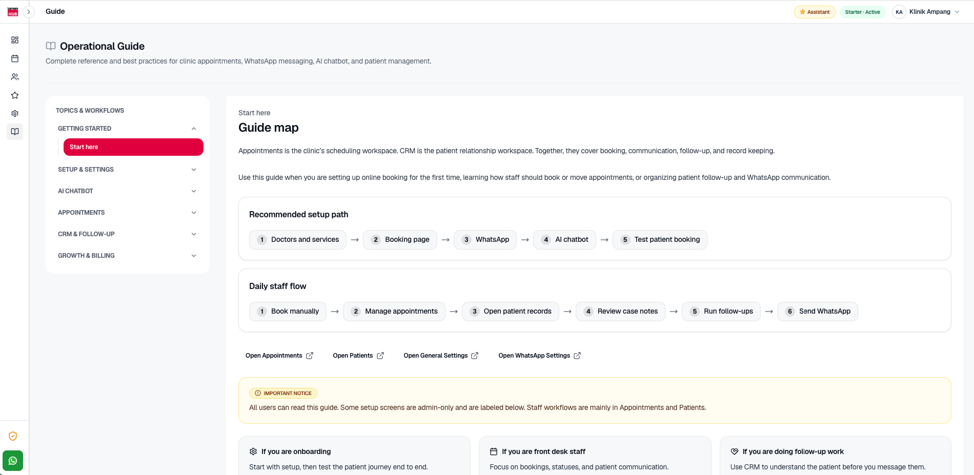 LamaniHub Interactive Guide