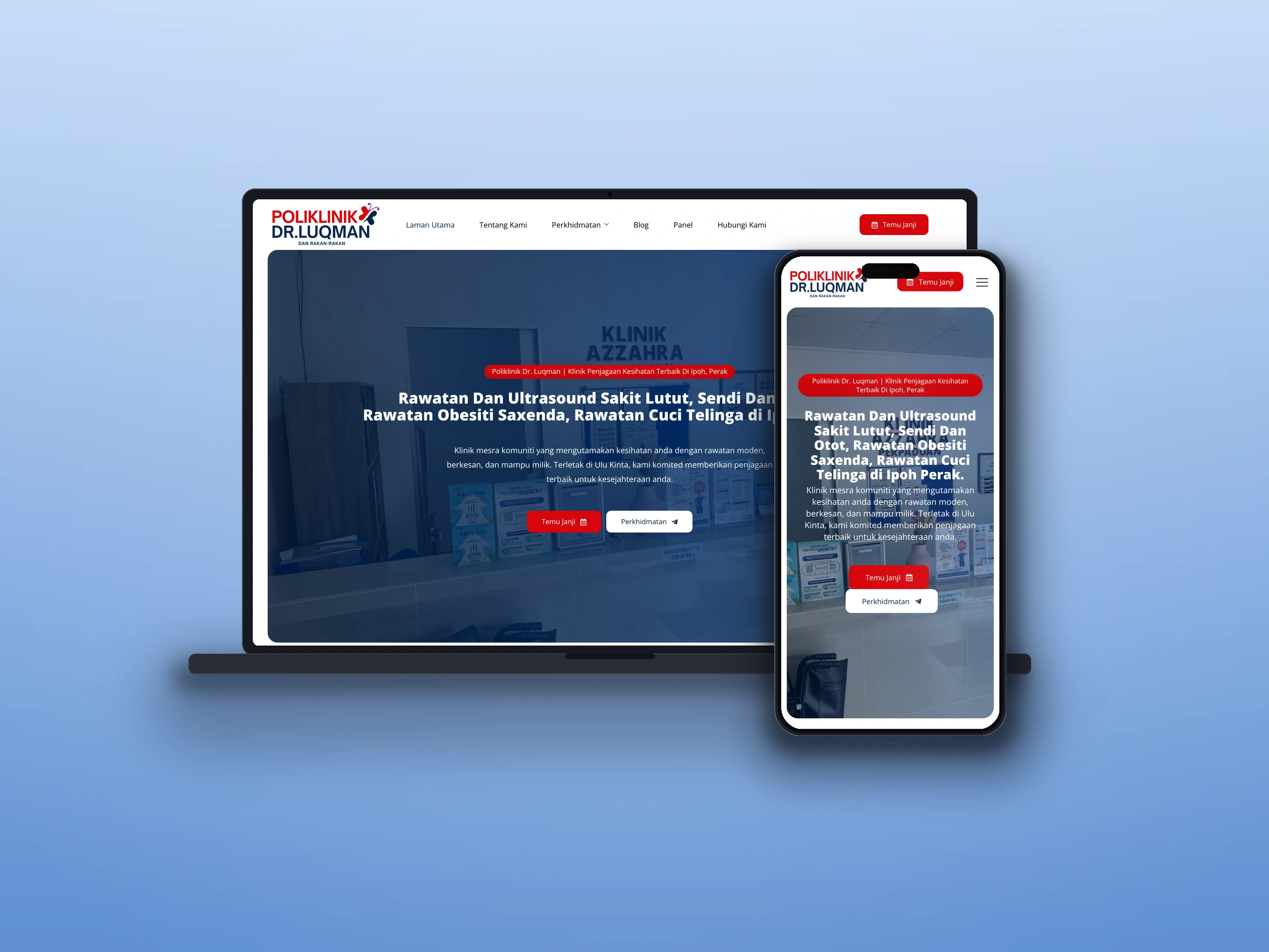 Poliklinik Dr. Luqman - Website Design Case Study