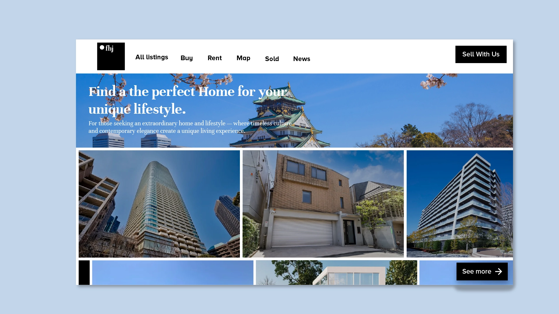 Find a Home Japan's Website