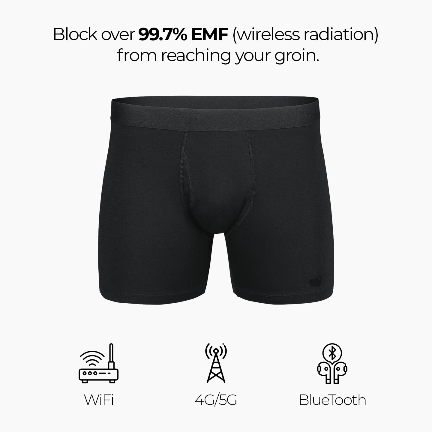 a pair of men's boxer shorts with the text block over 99 % off