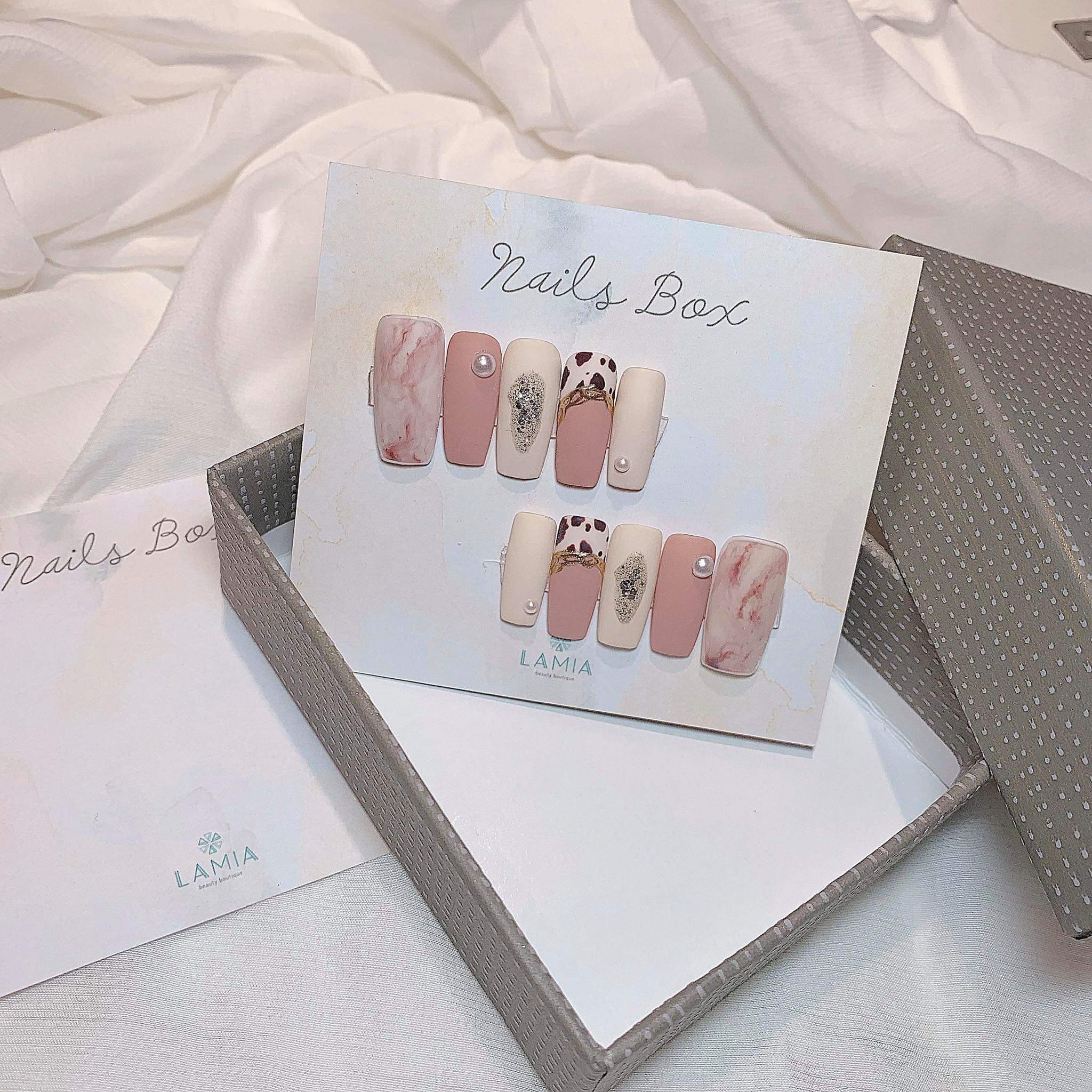 NAIL BOX NHỎ XINH ĐẸP "ĐỈNH" NHƯ MÓNG THẬT LAMIA Beauty Boutique