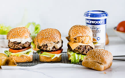 LANCEWOOD® Easy Mini Burgers 3 Ways