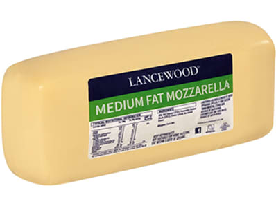 Lancewood food services medium fat mozzarella product image