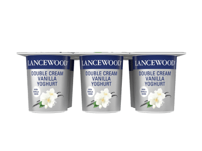 Lancewood double cream vanilla yoghurt multipack product image