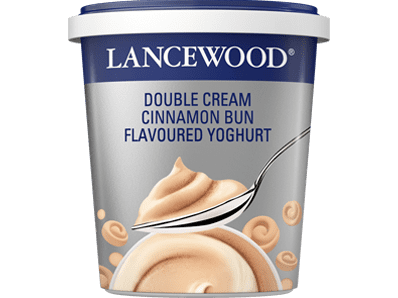 Lancewood Double Cream Cinnamon Bun Yoghurt