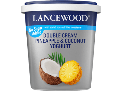 Lancewood double Cream Pineapple & Coconut Yoghurt product image