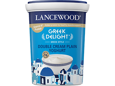 Lancewood greek delight™ double cream plain yoghurt product image