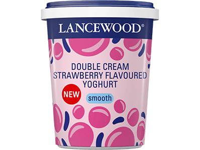 Lancewood 1kg Strawberry Flavoured yoghurt