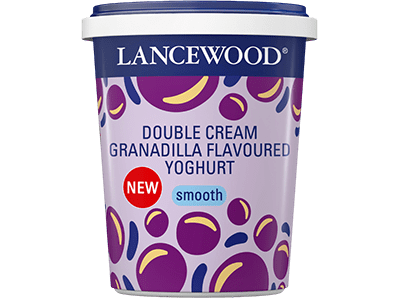 Lancewood Double Cream Granadilla Flavoured Yoghurt