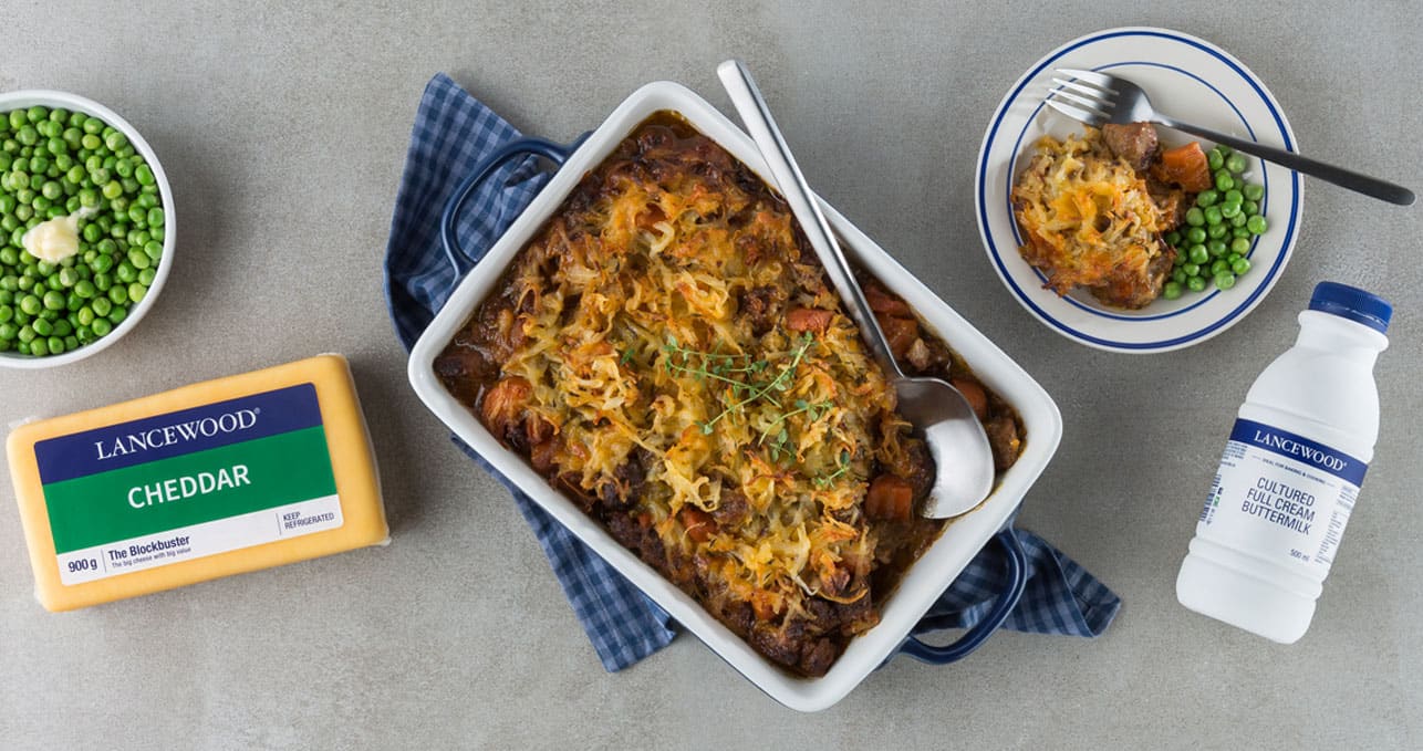 Lamb Hot Pot with Cheesy Rosti