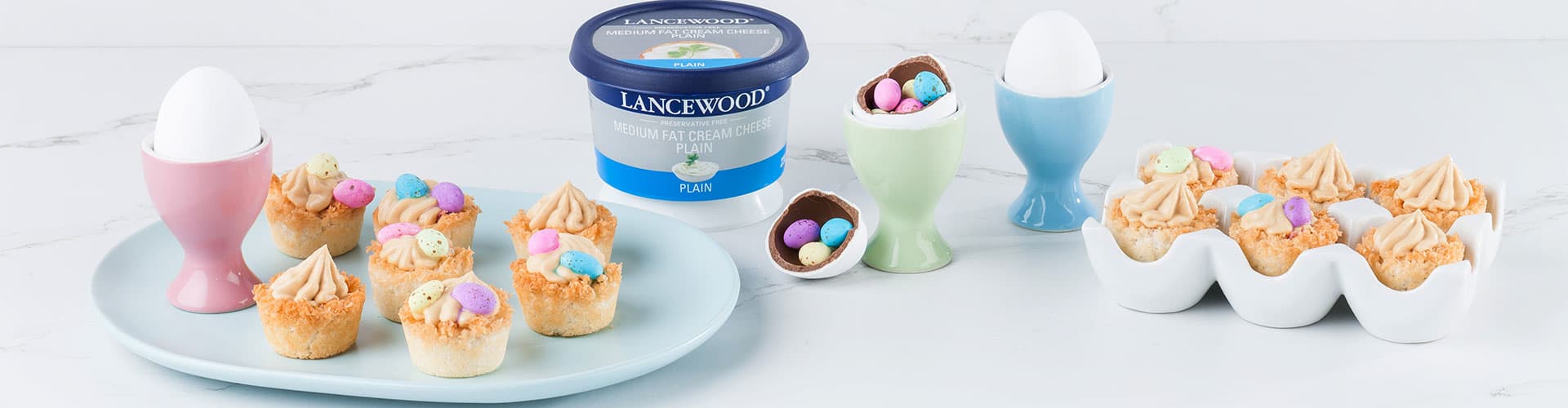 Lancewood Coconut Nests With Caramel Filling