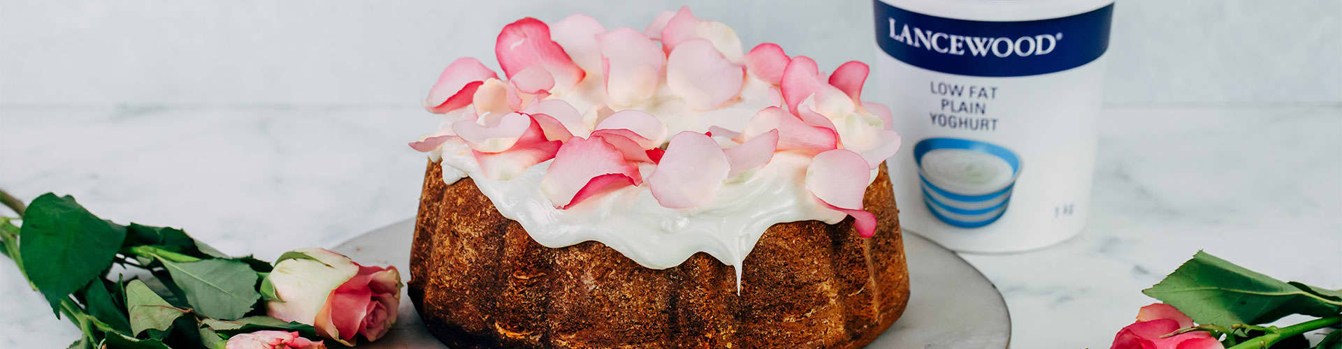 Lancewood Vanilla Rose Bundt Cake