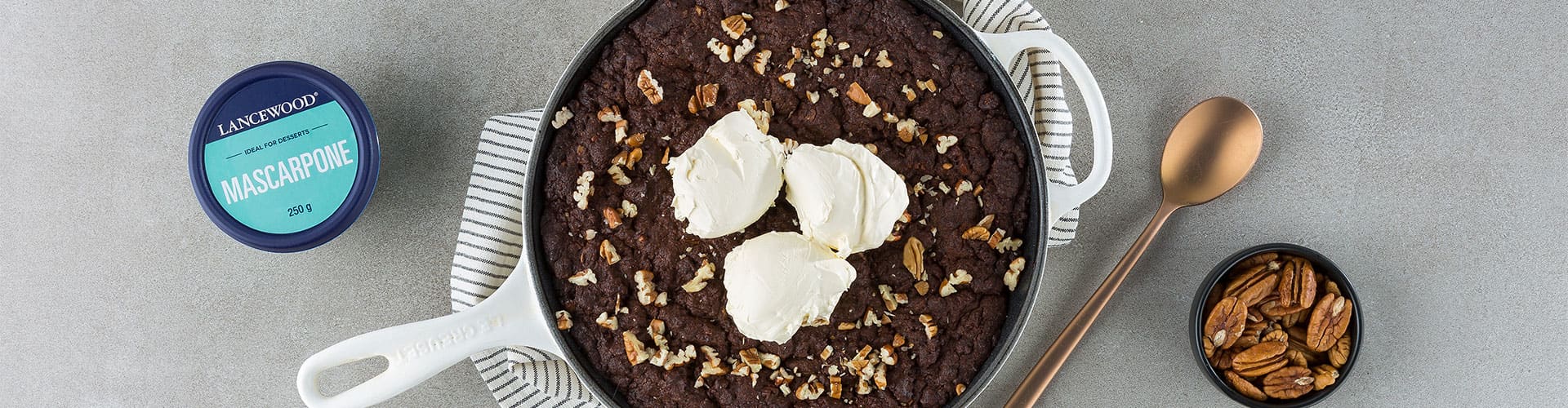 Lancewood Chocolate & Pecan Nut Skillet Cookie