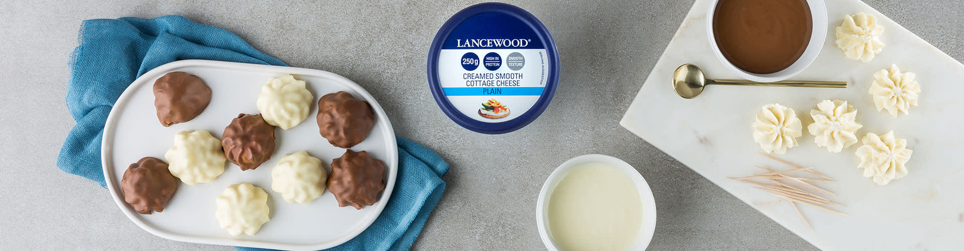 Lancewood Cottage Cheese Chocolate Kisses