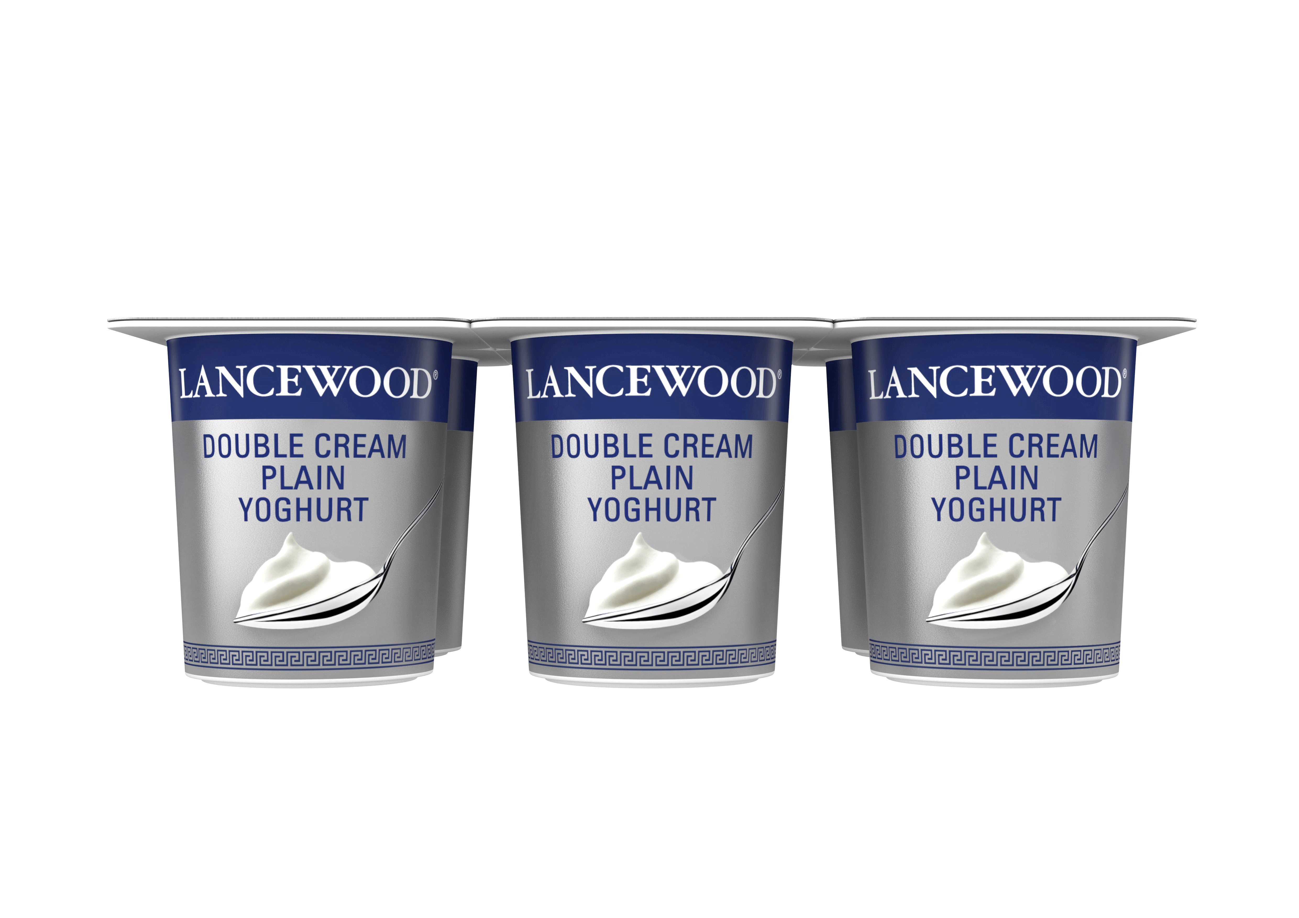 Lancewood double cream plain yoghurt multipack product image