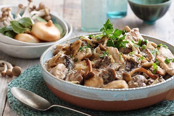 Creamy Chicken & Mushroom Bake