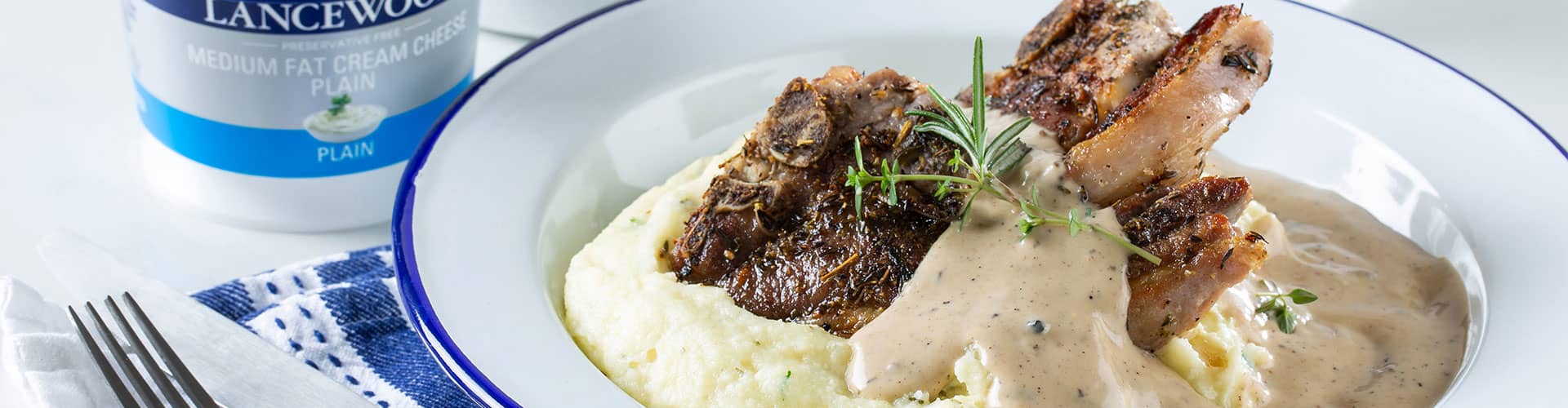 Lancewood Lamb Chops with Creamy Pap