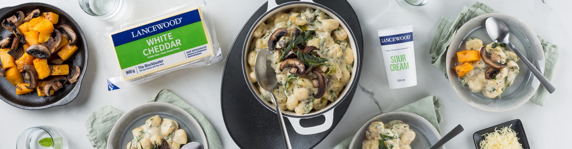 Gnocchi with Mushroom Sauce