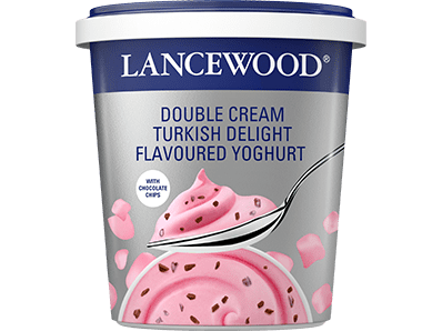 Lancewood double cream turkish  delight flavoured yoghurt product image