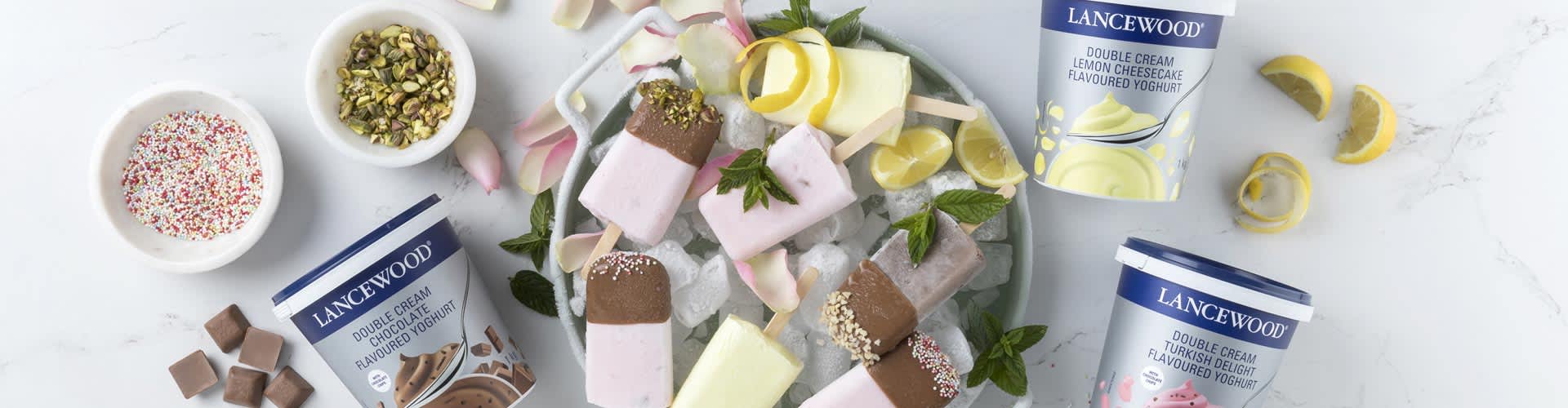 Decadent Yoghurt Ice Lollies