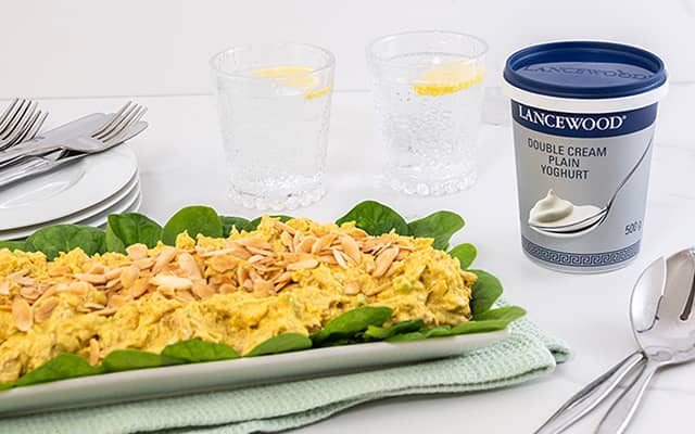 Air Fryer Banting Coronation Chicken
