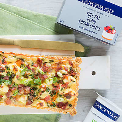 Bacon & Butternut Quiche
