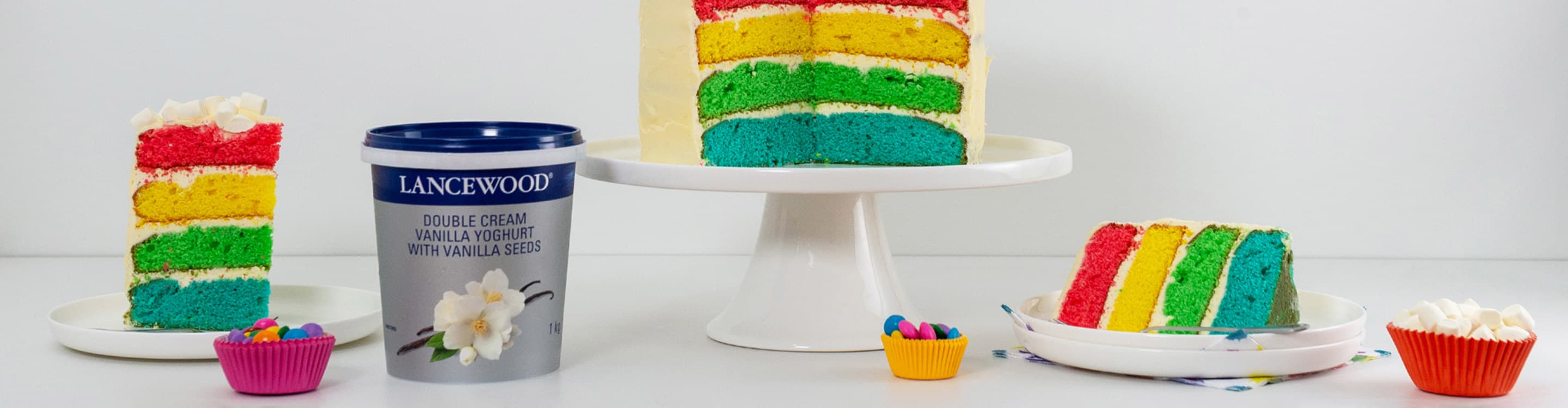 Lancewood Rainbow Cake