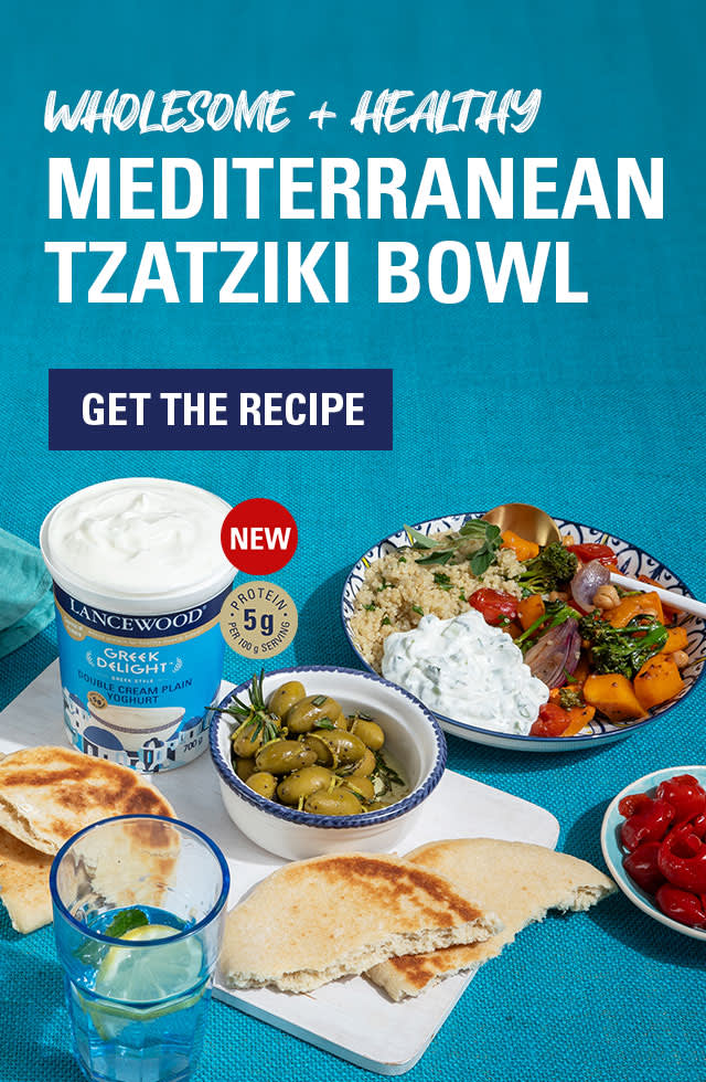 Mediterranean tzatziki bowl