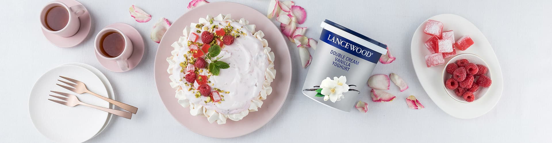 Lancewood Yoghurt Turkish Delight Pavlova