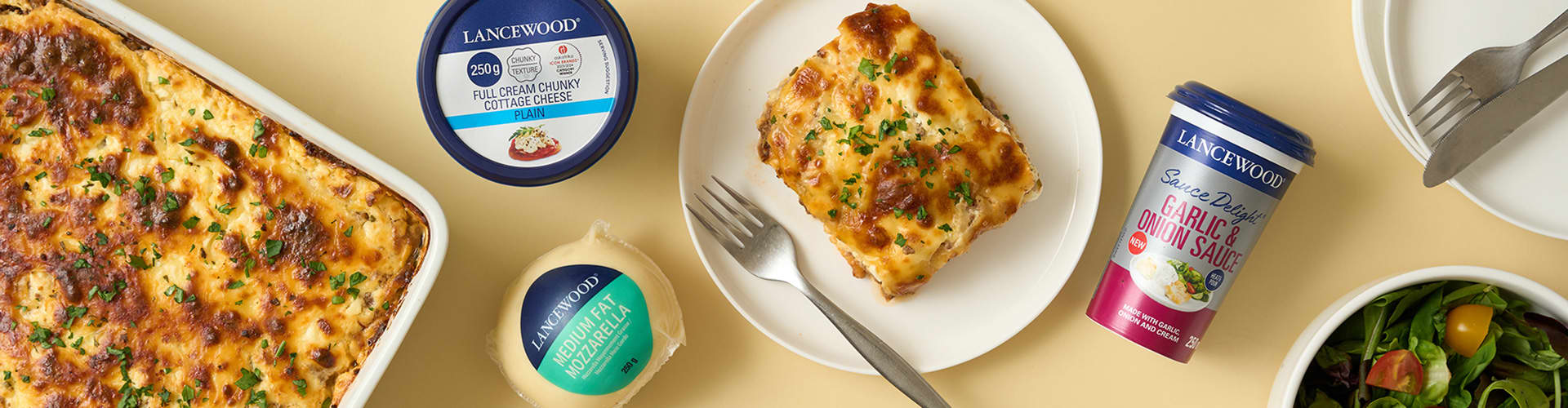 Zucchini lasagna made with beef mince, cottage cheese and mozzarella, baked until golden and bubbling.