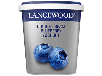 Lancewood double cream blueberry yoghurt product image