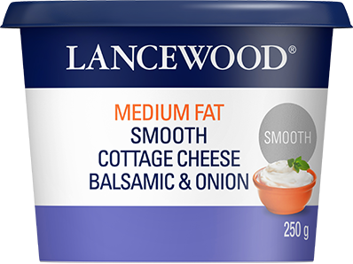 Lancewood medium fat cottage cheese with balsamic and onion product image