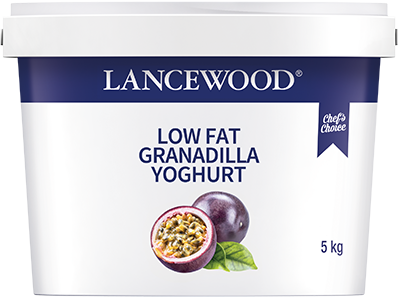 Lancewood food services low fat granadilla yoghurt product image