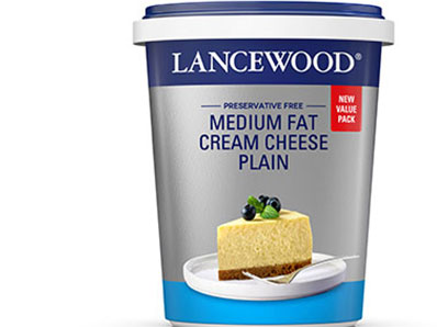 Lancewood Medium Fat Cream Cheese 500g Image